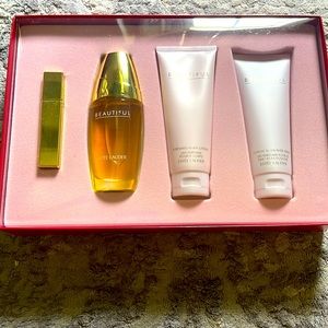 Beautiful Estēe Lauder perfume, lotion and shower gel